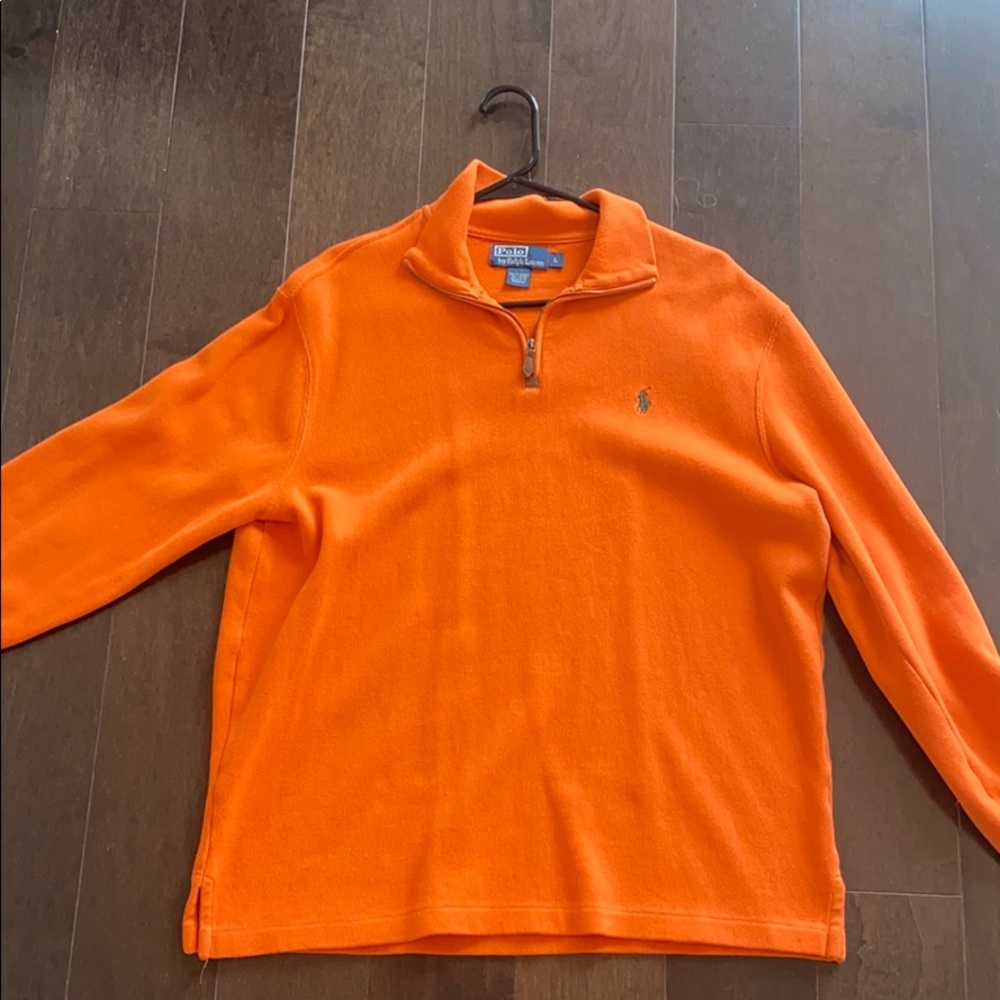 knitted polo pullover